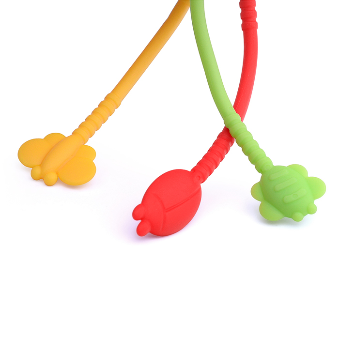 Развивающая игрушка-грызунок Y0089-1 цвет желтый, в коробке