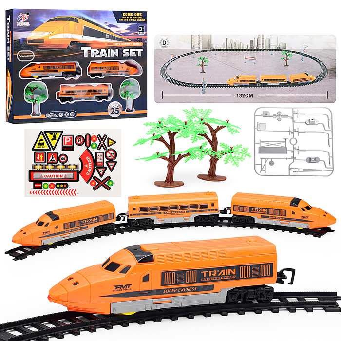 Железная дорога JHX6691A "Train set-1" в коробке