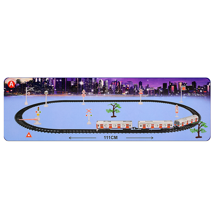 Железная дорога JHX5512 "Subway set" в коробке