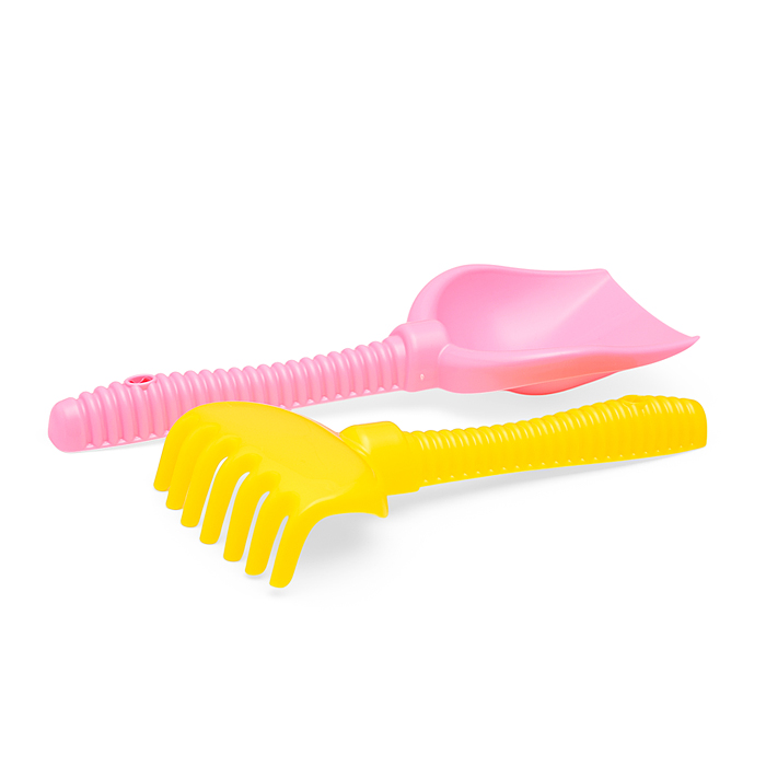 Набор Disney «София Прекрасная» №2: ведро большое с наклейкой, ситечко большое №3, лопата №6, грабли