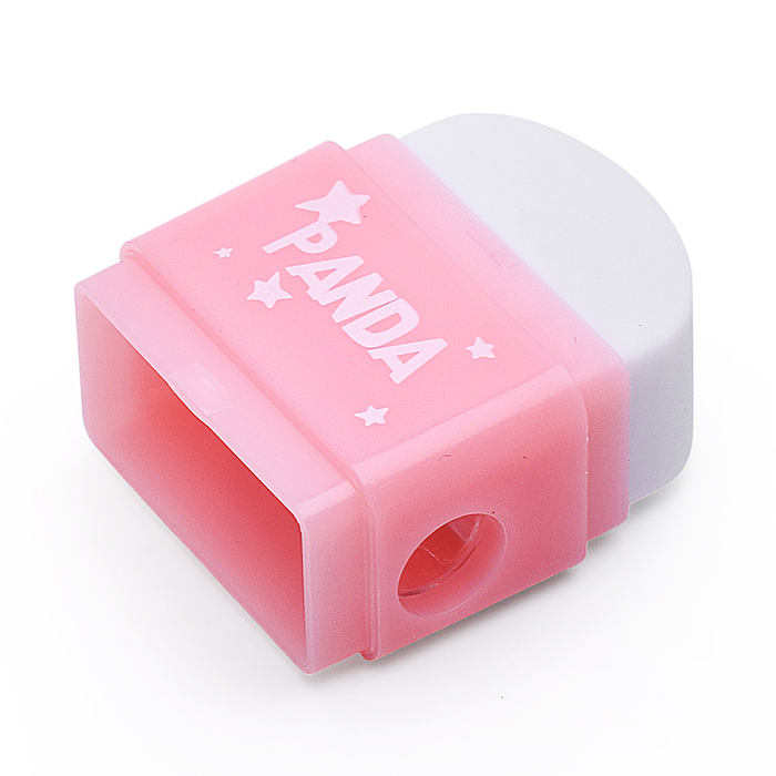 Точилка с контейнером и ластиком "FunGraphix. Панда", 3 цвета