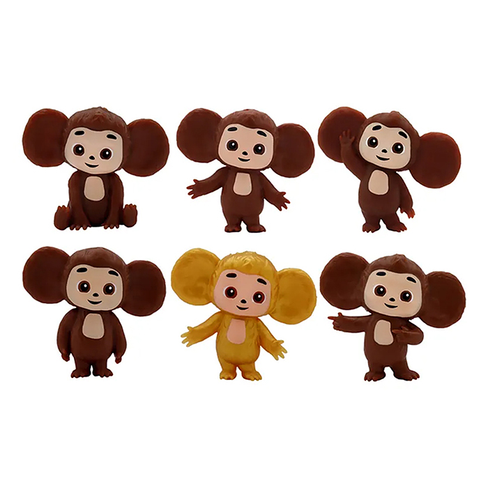 Фигурка-тянучка Чебурашка, 7 см, 6 видов в ассортименте, 