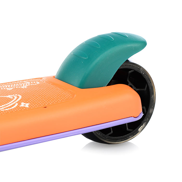 Самокат U062830Y 3-х кол., колеса световые PU, оранжевый