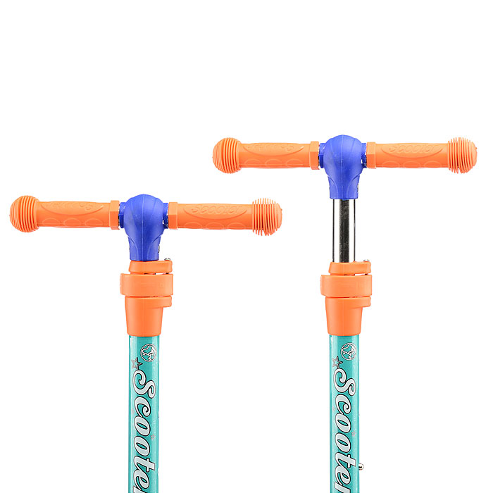 Самокат U062830Y 3-х кол., колеса световые PU, оранжевый