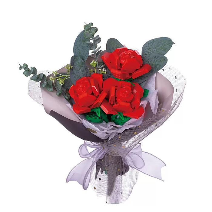 Конструктор JK2685 "Букет с розами"  285 дет., в коробке