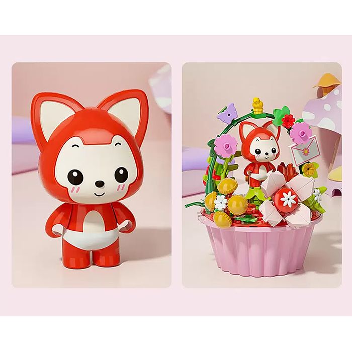 Конструктор JK6502 "Милая композиция" 135 дет., в коробке