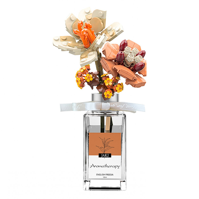 Конструктор JK2501 "Цветочная композиция" 163 дет., в коробке