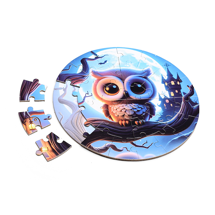 Фото к товару Пазл магнитный D2007 "Зверята" круглый Пазл магнитный D2007 "Зверята" круглый