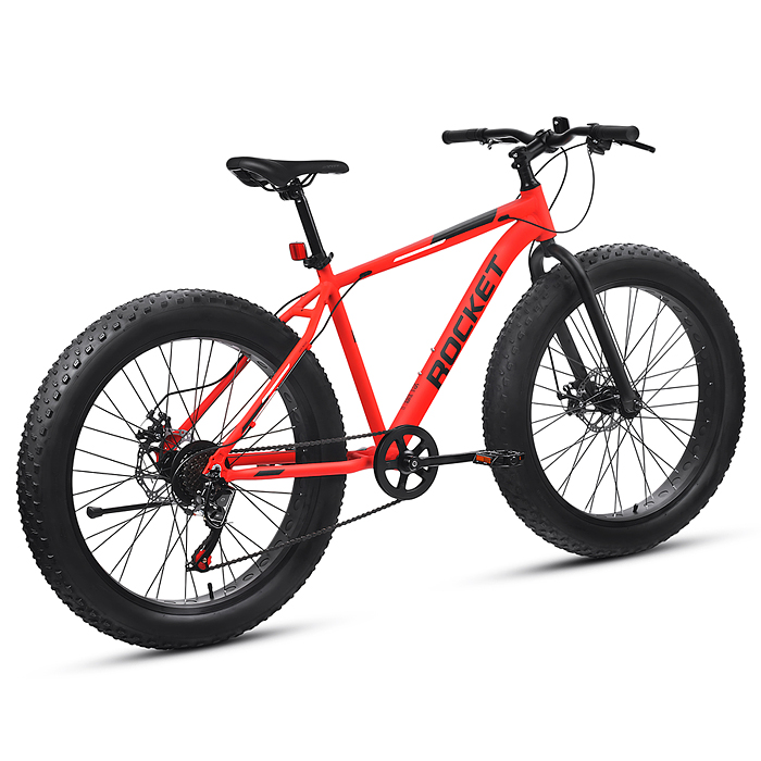 Велосипед 26" Rocket Fat 26, цвет красный, размер 18"