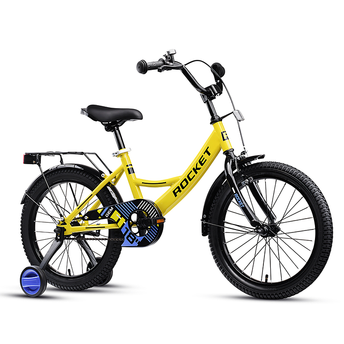 Велосипед 18" Rocket Gem, цвет желтый