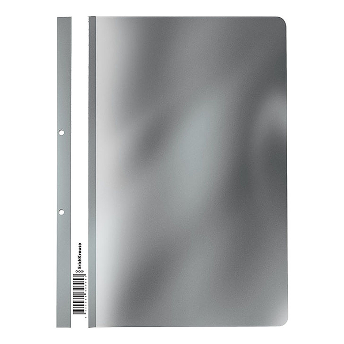 Папка-скоросшиватель с перфорацией пластиковая Glossy Ice Metallic, A4, ассорти 