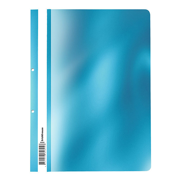 Папка-скоросшиватель с перфорацией пластиковая Glossy Ice Metallic, A4, ассорти 