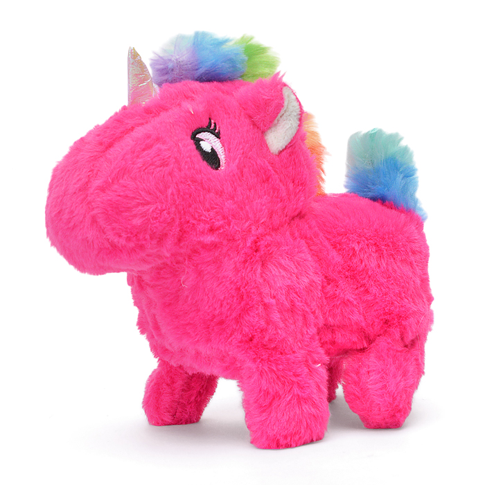 Мягкая игрушка 00-6144 "Лошадка" на батарейках, 17х18 см