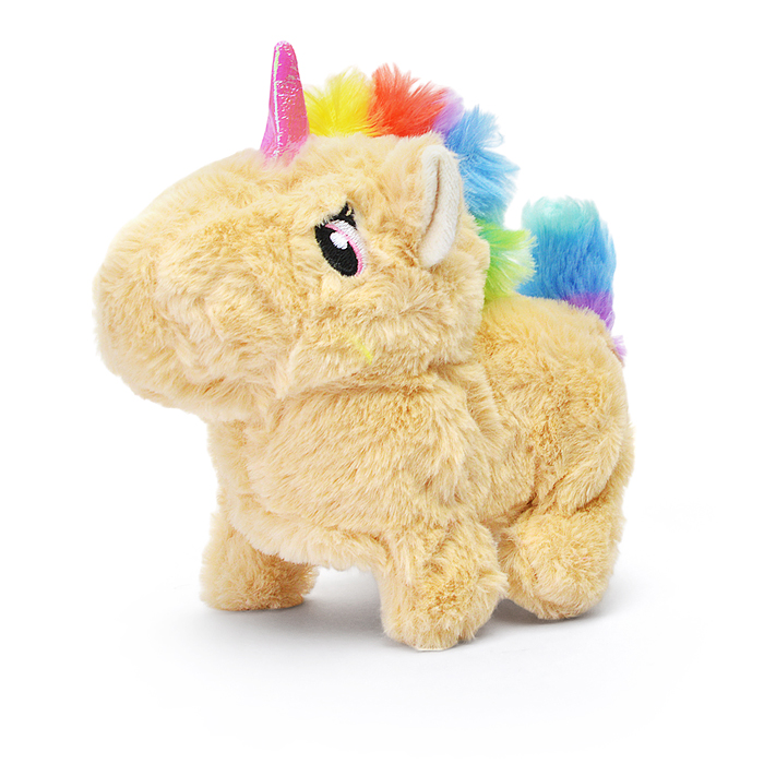 Мягкая игрушка 00-6144 "Лошадка" на батарейках, 17х18 см