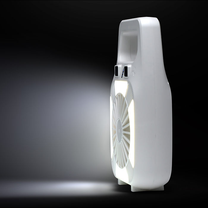 Фонарь аккумуляторный 00-6088 с вентилятором, 1800 мАч