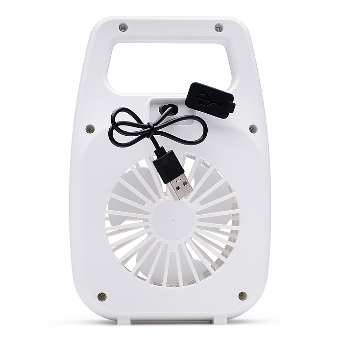 Фонарь аккумуляторный 00-6088 с вентилятором, 1800 мАч