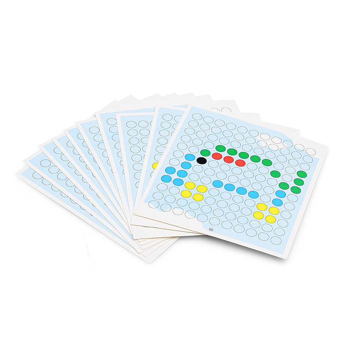 Мозаика магнитная W6503 "Динозаврик" в коробке