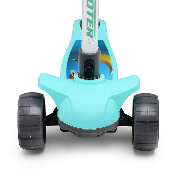 Фото к товару Самокат U001195Y 3-х кол., бирюзовый, PU, в коробке Самокат U001195Y 3-х кол., бирюзовый, PU, в коробке