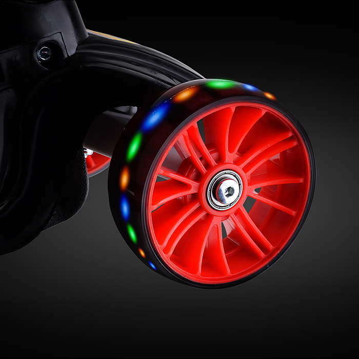 Фото к товару Самокат U027765Y 3-х. кол., с сиденьем, родительской ручкой, колеса PU, черный, в коробке Самокат U027765Y 3-х. кол., с сиденьем, родительской ручкой, колеса PU, черный, в коробке