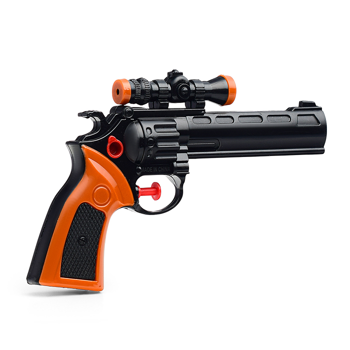 Водное оружие 688-4 "Револьвер" с прицелом, в пакете (черный)