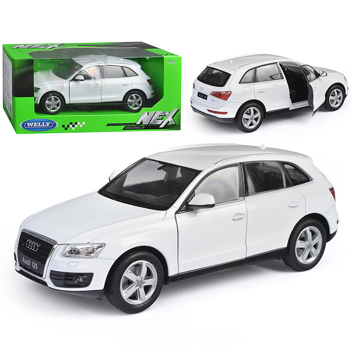 Машинка 1:24 Audi Q5, белый Машинка 1:24 Audi Q5, белый