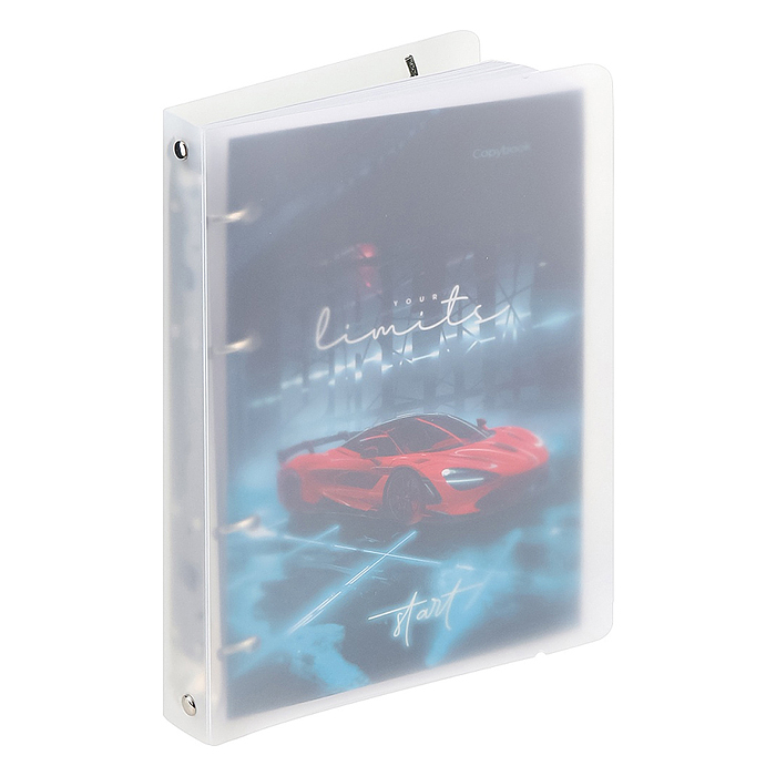 Тетрадь 120л. клетка "Красный автомобиль-1"