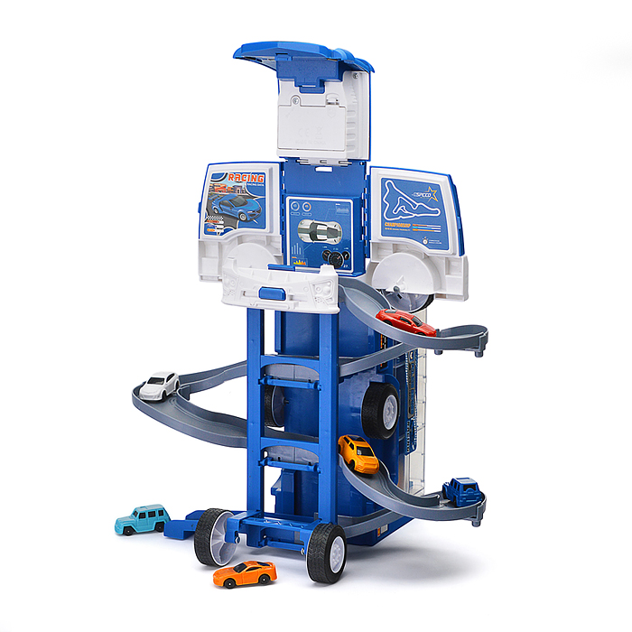 Трек-Трейлер SJ685C-1 "Полиция" в коробке