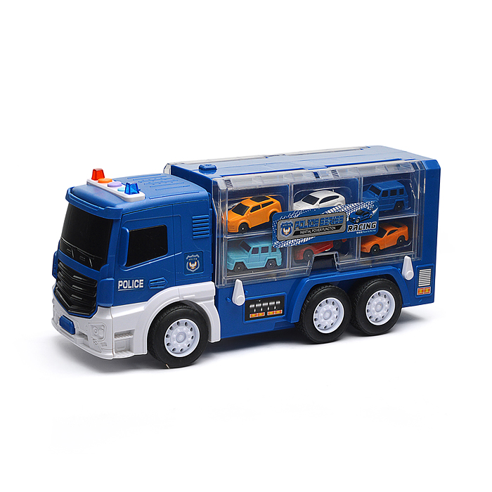 Трек-Трейлер SJ685C-1 "Полиция" в коробке