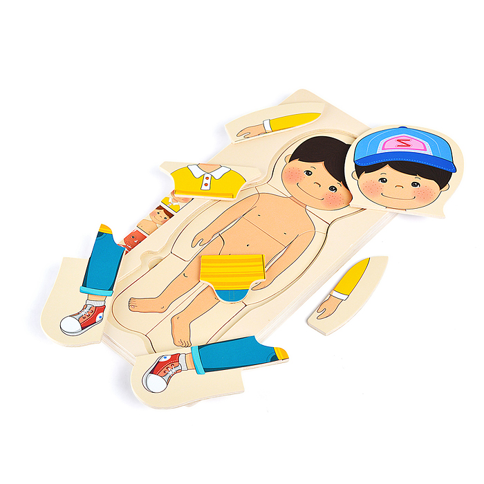 Пазл-вкладыш D2037 "Мальчишка"