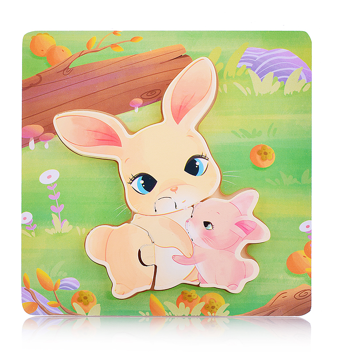 Пазл-вкладыш D2082 "Мама и малыш"