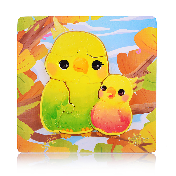 Пазл-вкладыш D2082 "Мама и малыш"