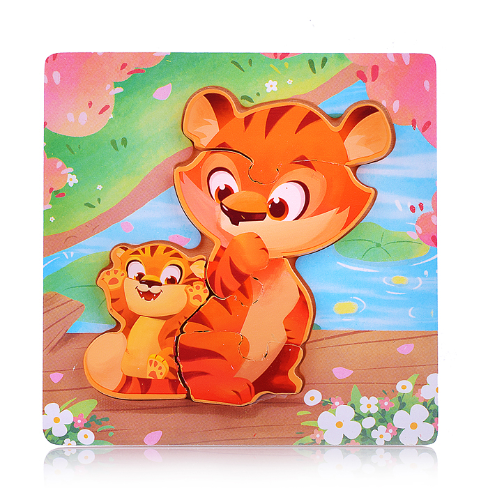 Пазл-вкладыш D2082 "Мама и малыш"