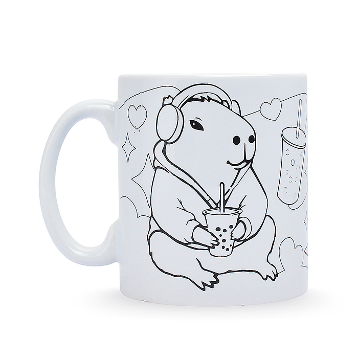 Набор для творчества Кружка для росписи "Капибара"