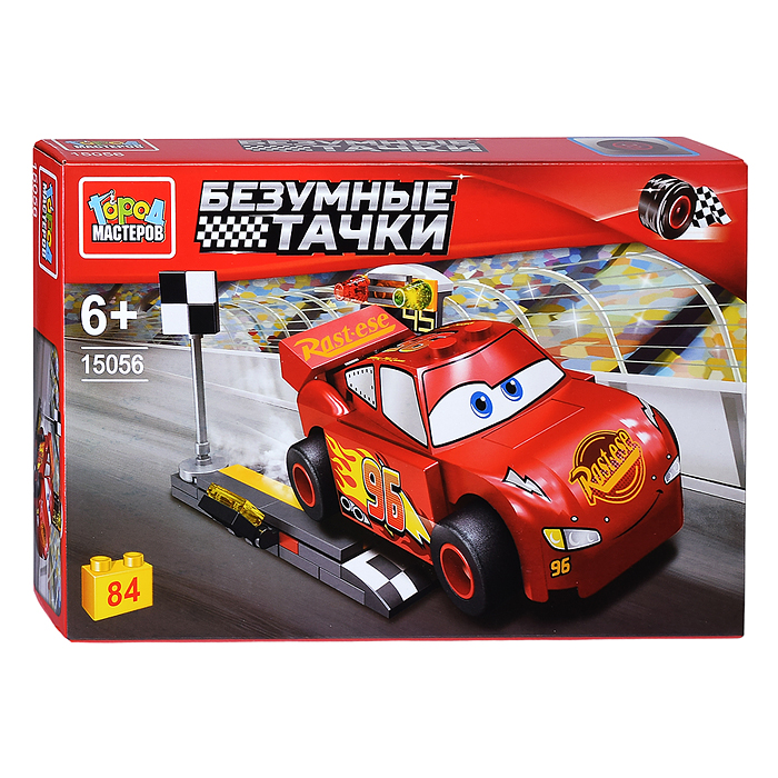 Конструктор "Безумные тачки" 84 дет. Конструктор "Безумные тачки" 84 дет.