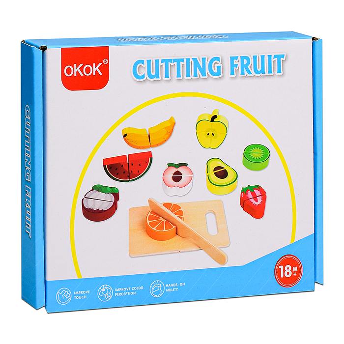 Фото к товару Набор продуктов D2049 с дощечкой и ножиком Набор продуктов D2049 с дощечкой и ножиком