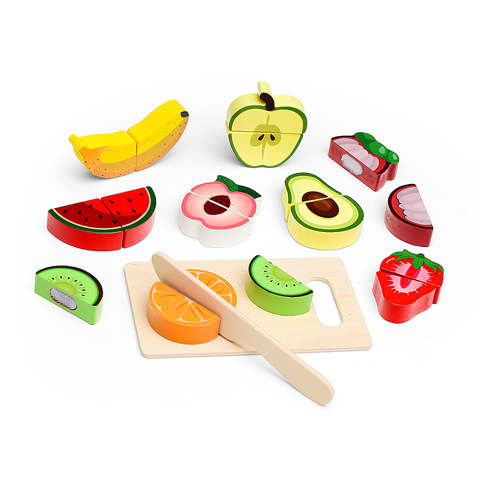 Фото к товару Набор продуктов D2049 с дощечкой и ножиком Набор продуктов D2049 с дощечкой и ножиком