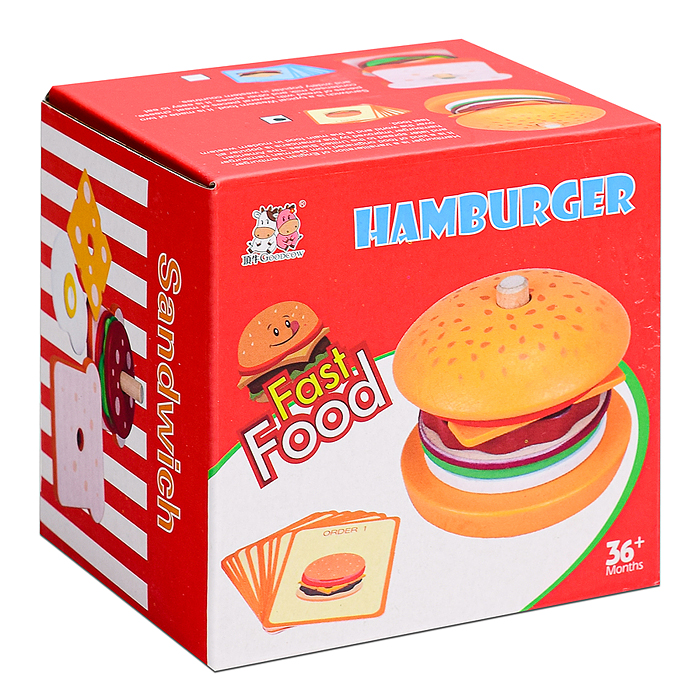 Фото к товару Игра развивающая D2056 "Гамбургер" Игра развивающая D2056 "Гамбургер"