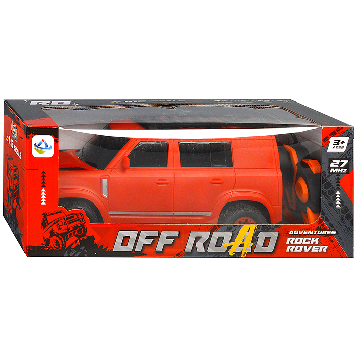 Машина 627-1 "Яркий внедорожник №2" р/у, 27 MHz, в коробке