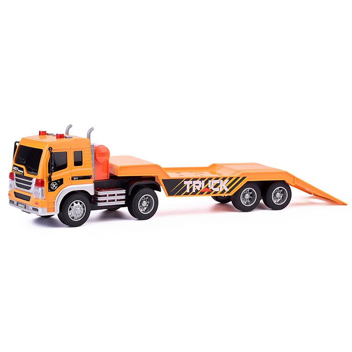 Машина WY571Q "Эвакуатор" с катком, 1:16 ( свет, звук) в коробке