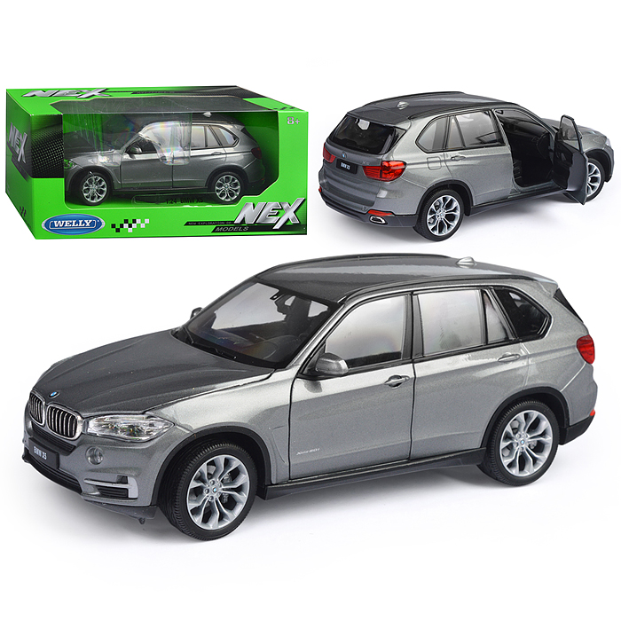 Машинка 1:24 BMW X5, серый Машинка 1:24 BMW X5, серый