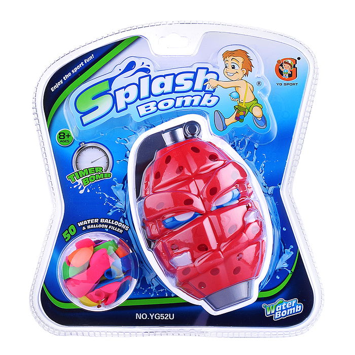 Фото к товару Игрушка - брызгалка YG52U "Граната" на листе Игрушка - брызгалка YG52U "Граната" на листе
