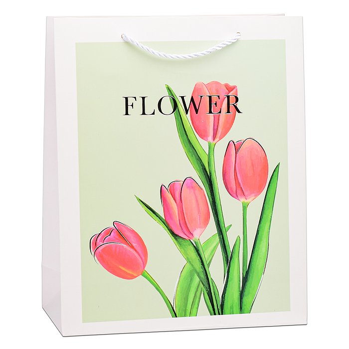 Пакет подарочный 00-6339 "Flower" 26х32х10 см