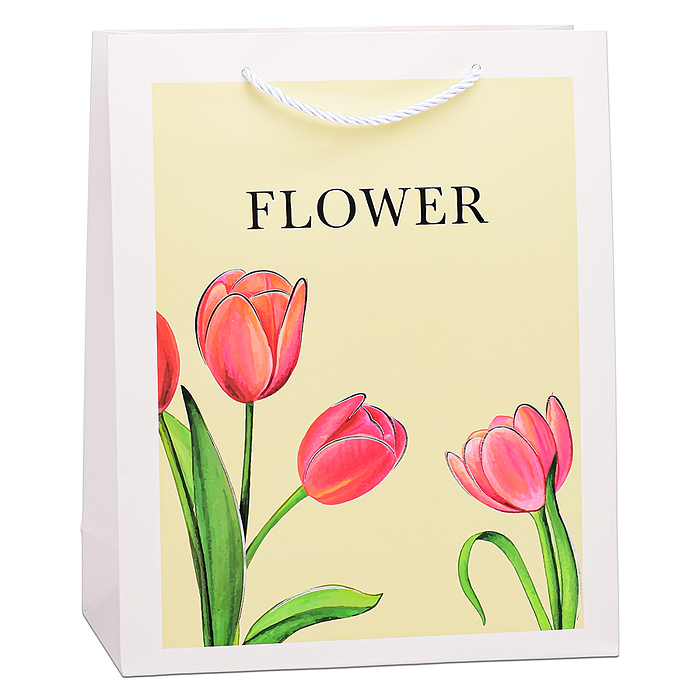 Пакет подарочный 00-6339 "Flower" 26х32х10 см