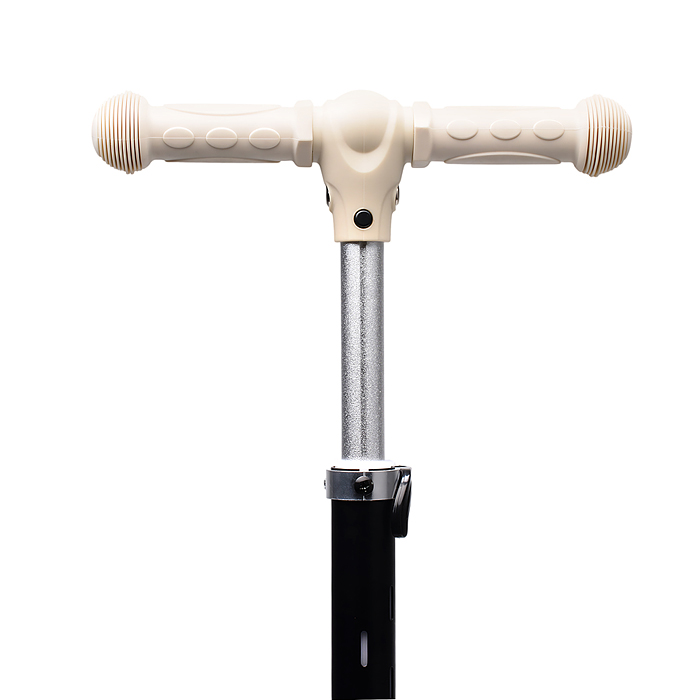 Самокат трёхколёсный R0200 ROCKET светящиеся колеса PU, дека, рулевая стойка, цвет серый