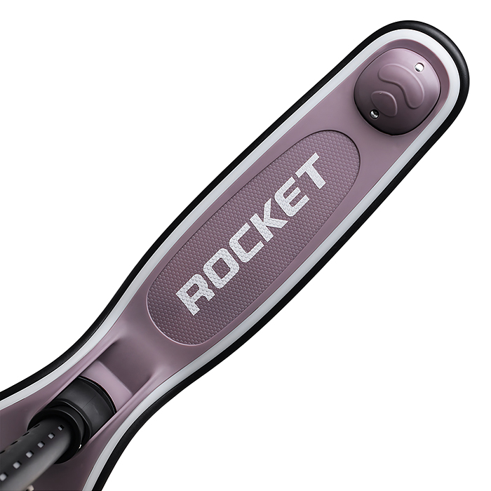 Самокат трёхколёсный R0200 ROCKET светящиеся колеса PU, дека, рулевая стойка, цвет серый