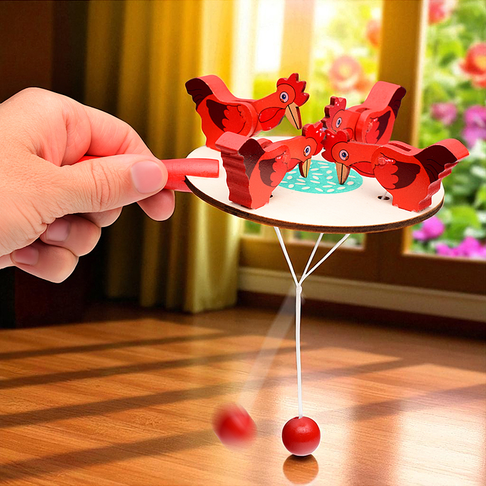 Фото к товару Игра-стучалка D2074 "Курочки зёрнышко клюют" Игра-стучалка D2074 "Курочки зёрнышко клюют"