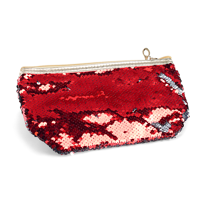 Косметичка с пайетками, 15х24 см