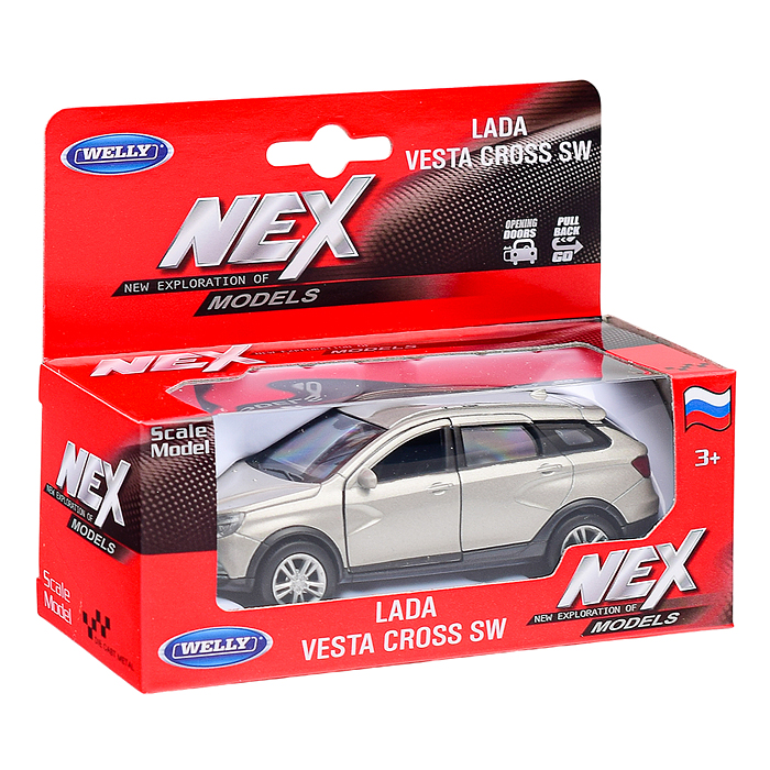 Машинка 1:38, в асс., набор 23RUS