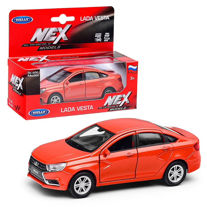 Машинка 1:38, в асс., набор 23RUS