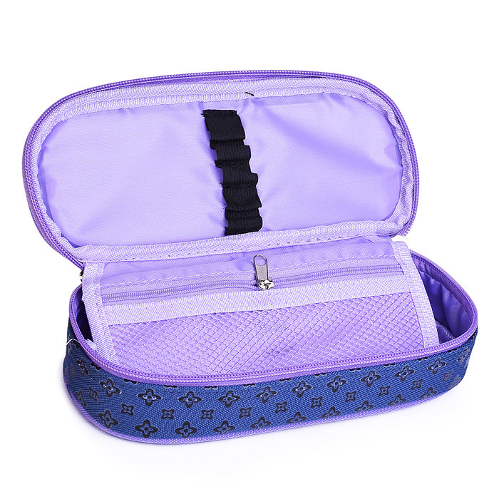 Фото к товару Пенал "Fashion" 21x8x5 см, овальный для 50 предметов, с внутренним органайзером-створкой, п Пенал "Fashion" 21x8x5 см, овальный для 50 предметов, с внутренним органайзером-створкой, п